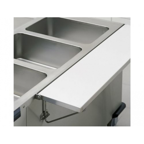 TABLETTE FRONTALE/LATERALE POUR CHARIOT BAIN-MARIE