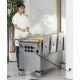 CHARIOTS BAIN-MARIE SUR COMPARTIMENTS CHAUFFANTS