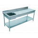 TABLES DU CHEF ADOSSEES AVEC ETAGERE BASSE