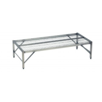 ETAGERE BASSE EN INOX 18/10